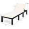 Patio Rattan Lounge Chair Chaise Couch Cushioned Height Adjustable
